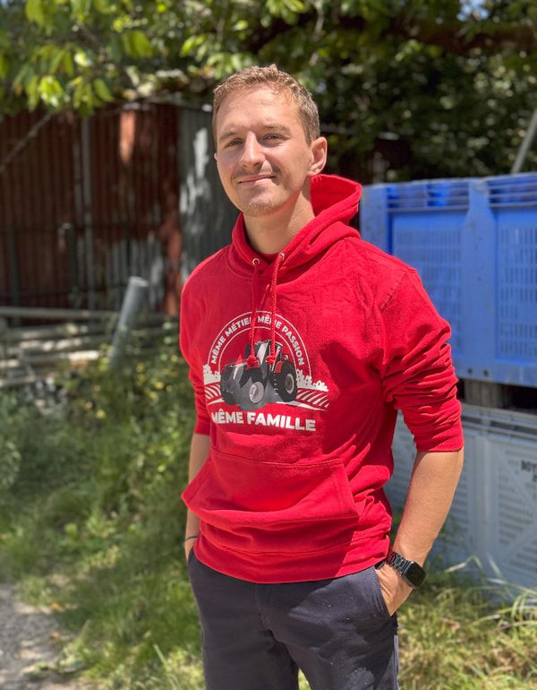 Tracteur Rouge pull unisexe